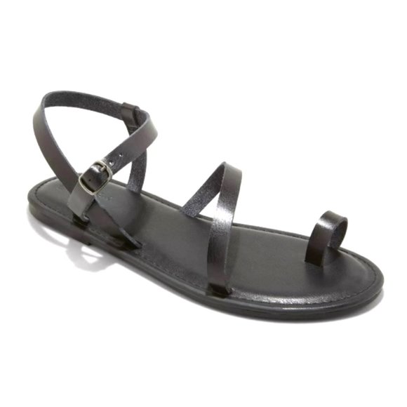 Universal Thread Shoes - NWT Women's Naked Ankle Strappy Sandals Black